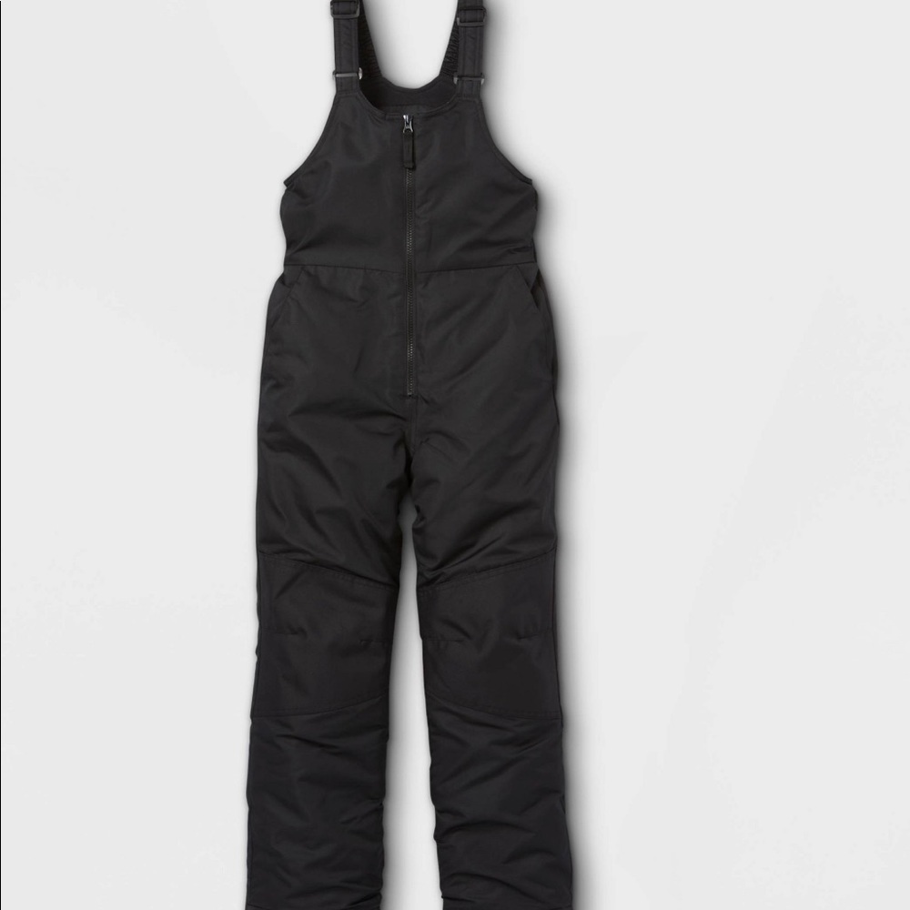Black kids snow bib size M